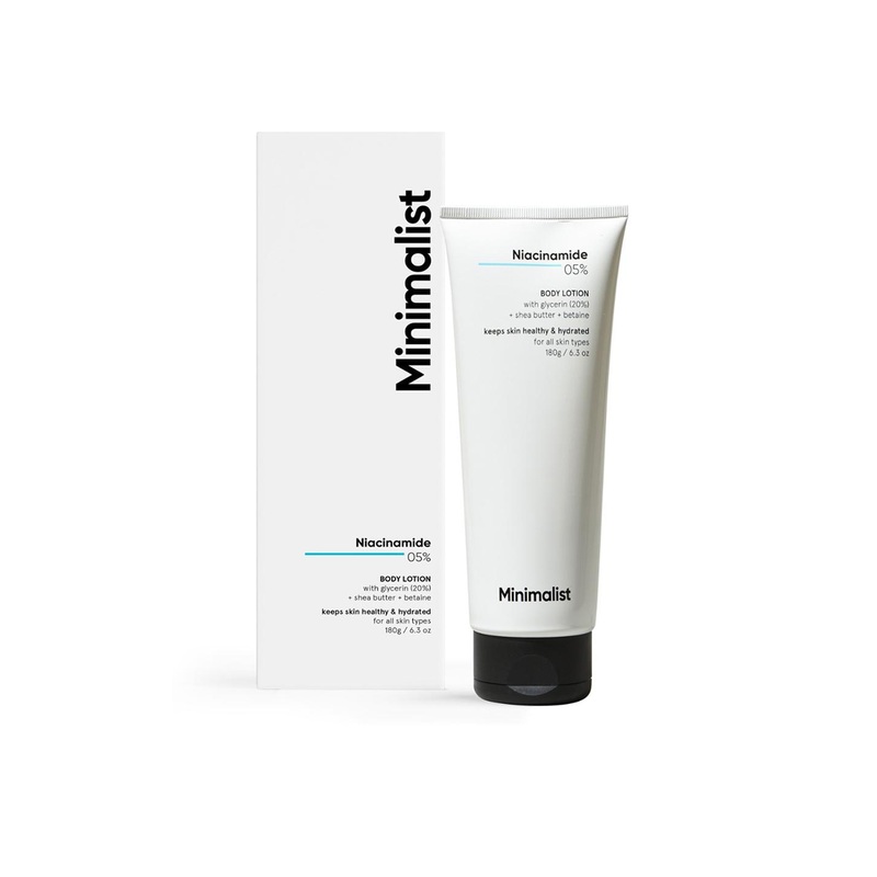 Minimalist 5% Niacinamide Body Lotion with Shea Butter, Glycerin & Betaine 180 g
