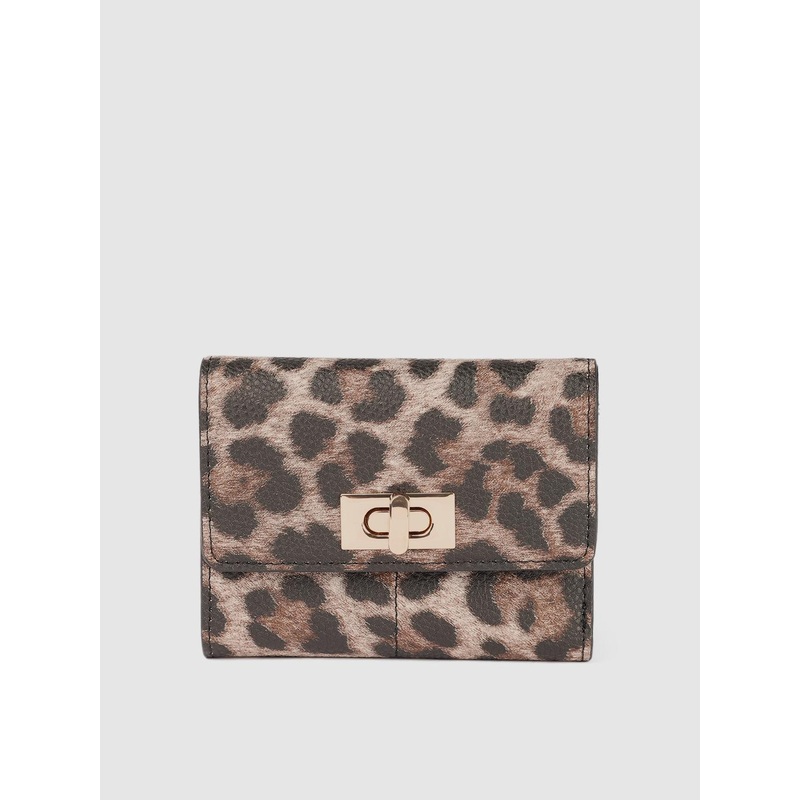 Accessorize London Women Faux Leather Leopard Sandra Wallet