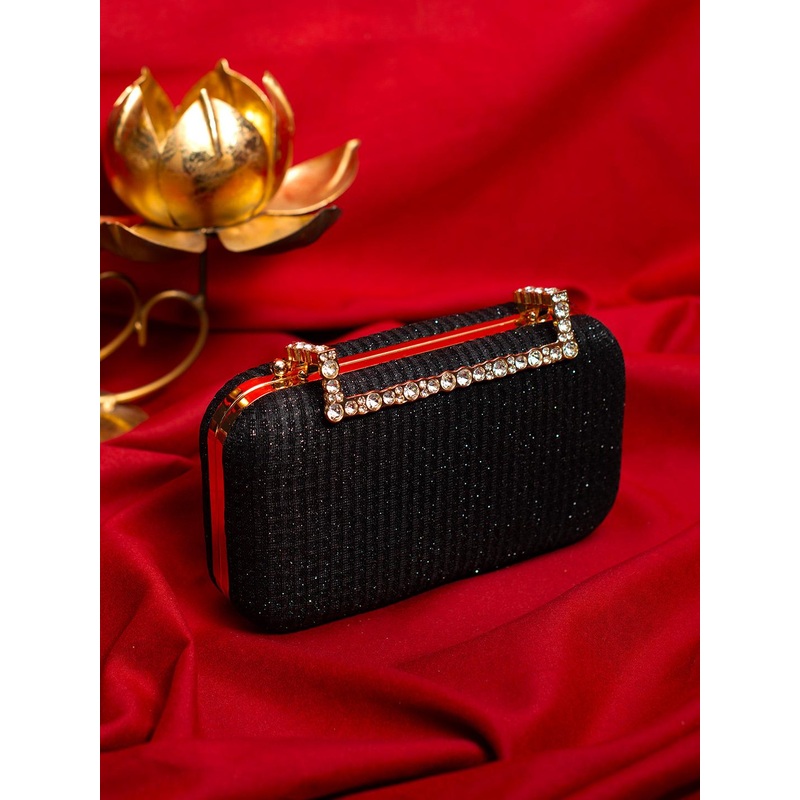 ARTKLIM Embellished Box Clutch