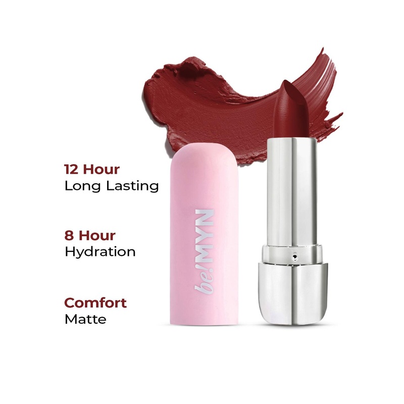 Be!Myn PillowCrush 12 Hrs Long Lasting Matte Lipstick 4 g – Berry Baddie BL17