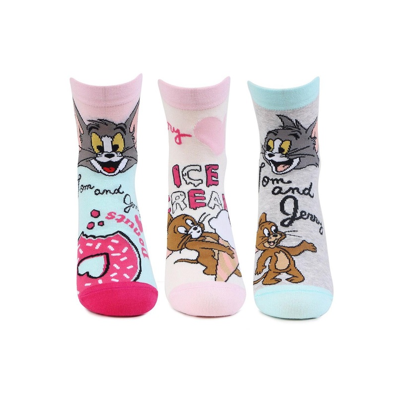 Bonjour Women Pack Of 3 Assorted Ankle-Length Socks
