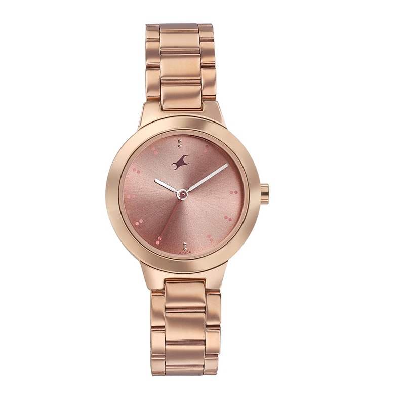 Fastrack Women Stainless Steel Bracelet Style Straps Analogue Watch 6150WM01