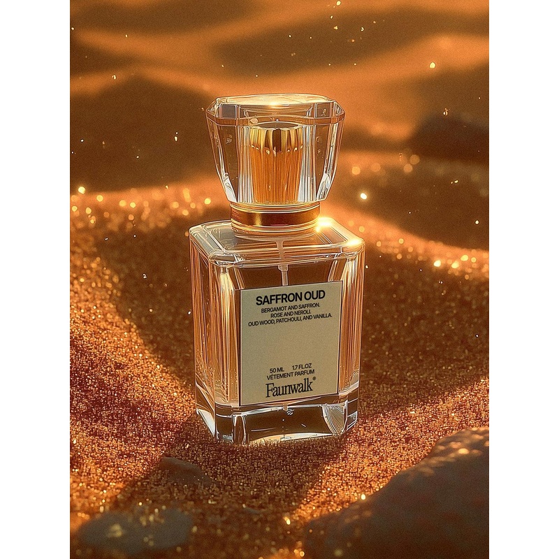 FAUN WALK Saffron Oud Long Lasting Eau De Parfum – 50 ml