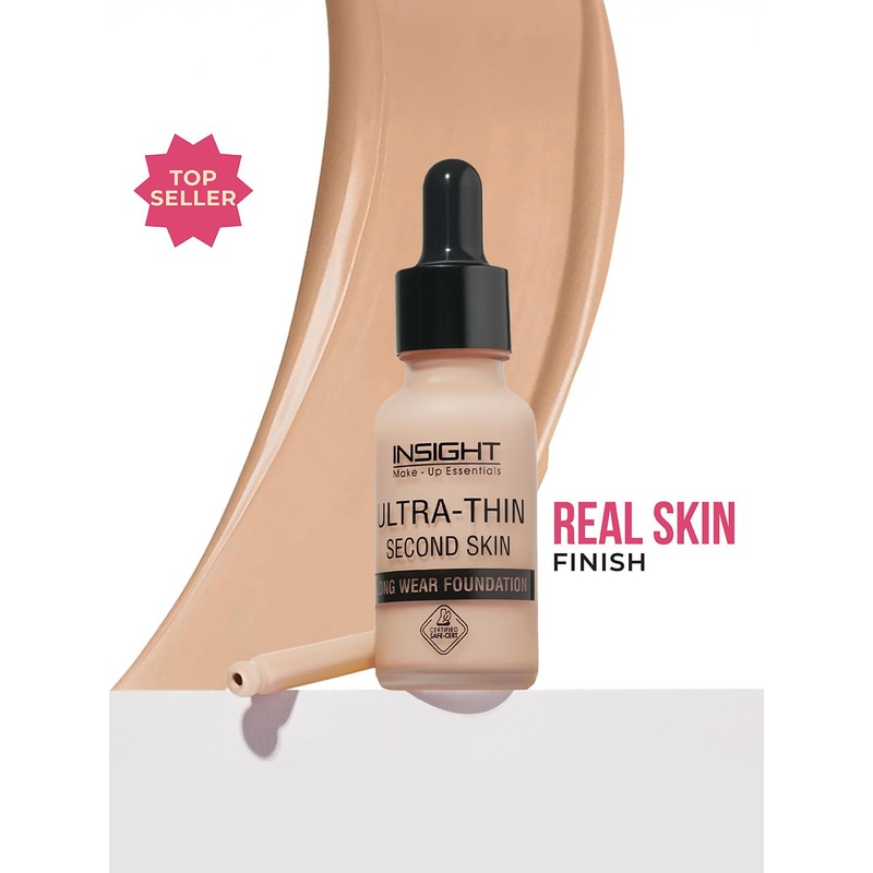 Insight Cosmetics Ultra Thin Second Skin Long Wear Foundation 20 ml – Golden Honey 01
