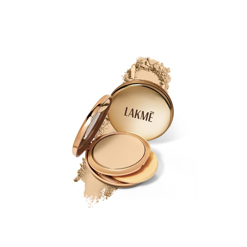 Lakme 9to5 Unreal Dual Cover Pressed Powder 2 In 1 Compact + Foundation 9g – 10 Ivory