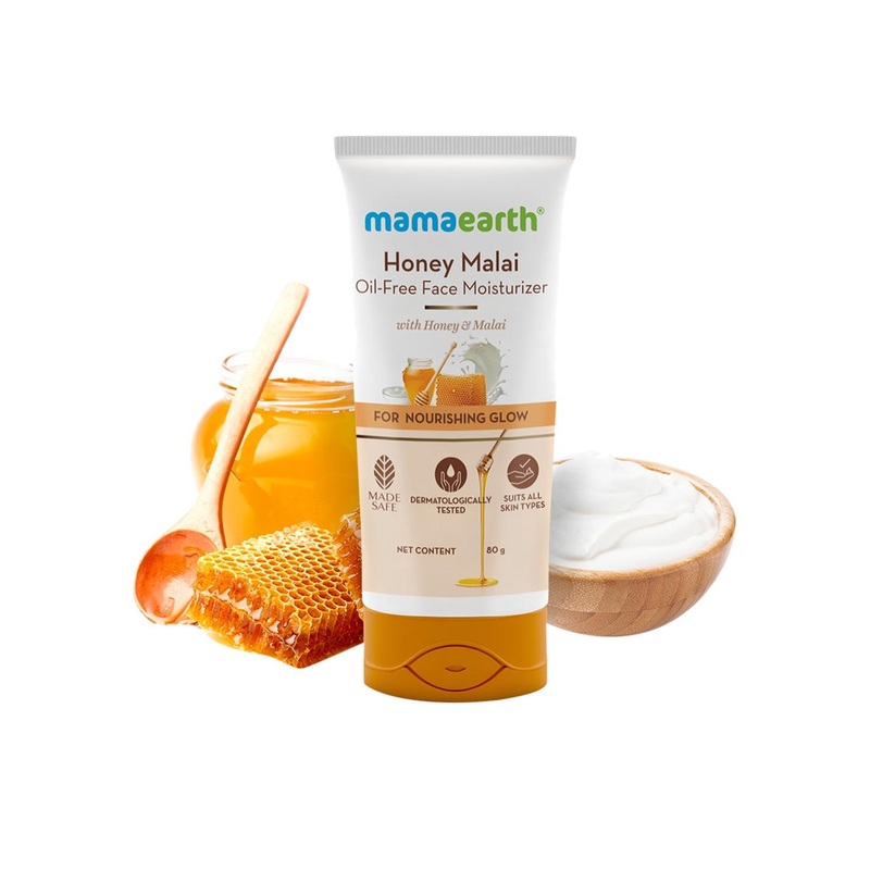 Mamaearth Honey Malai Oil-Free Face Moisturizer 80g