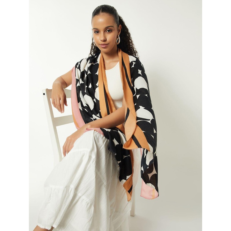 max Women Abstract Printed Stole