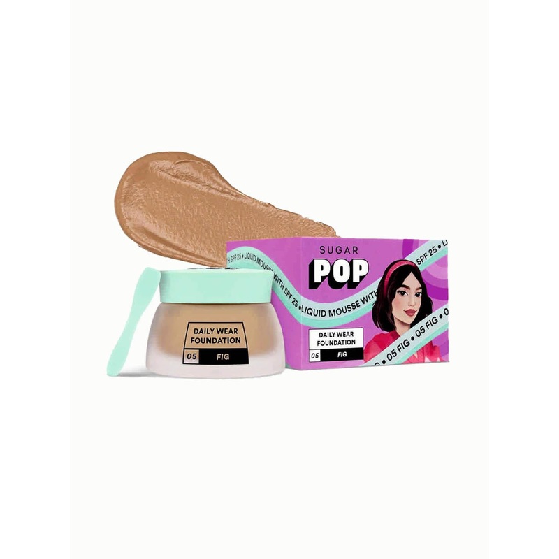 SUGAR POP SPF 25 Daily Wear Mousse Foundation 30ml – 05 Fig