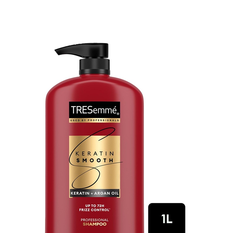 TRESemme Keratin Smooth Shampoo with Keratin & Argan Oil for Straight, Shiny Hair- 1L
