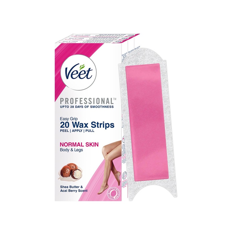 Veet Professional Set of 3 Waxing Strips for Normal Skin – 20 Strips Each