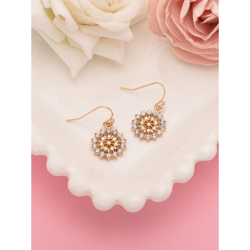 Accessorize London Startburst Short Drop Earrings