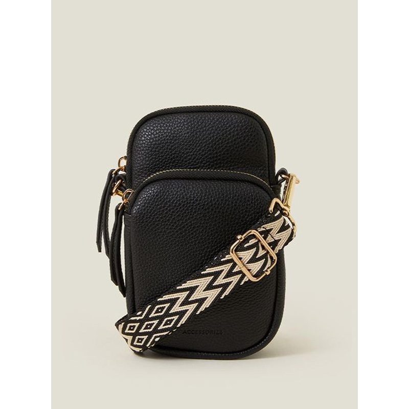 Accessorize Women Webbing Strap Phone Bag