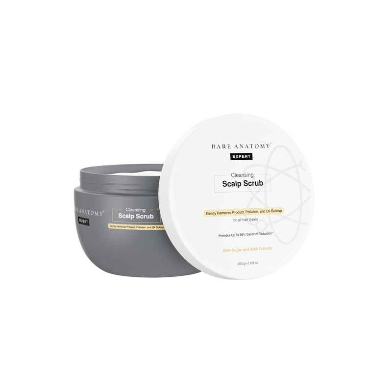 Bare Anatomy Expert Sugar+AHA Extracts Dandruff Reduction Cleansing Scalp Scrub – 250 g