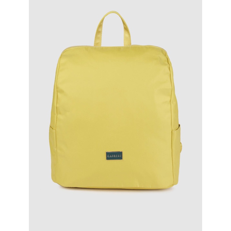 Caprese Tilda Women Yellow Large Backpack