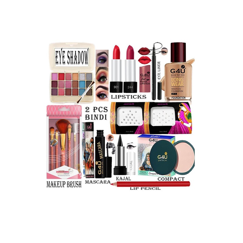 G4U 16Pcs Makeup Kit Classics Cute & Bold Makeup Set 02M2023A12