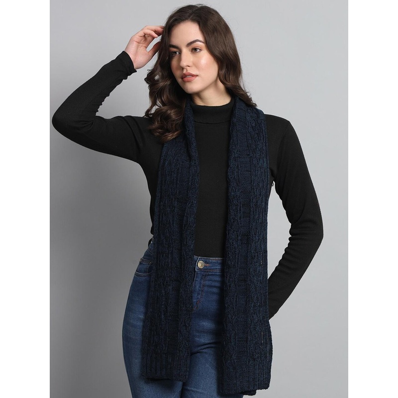 HANDICRAFT PALACE Self Design Woollen Scarf