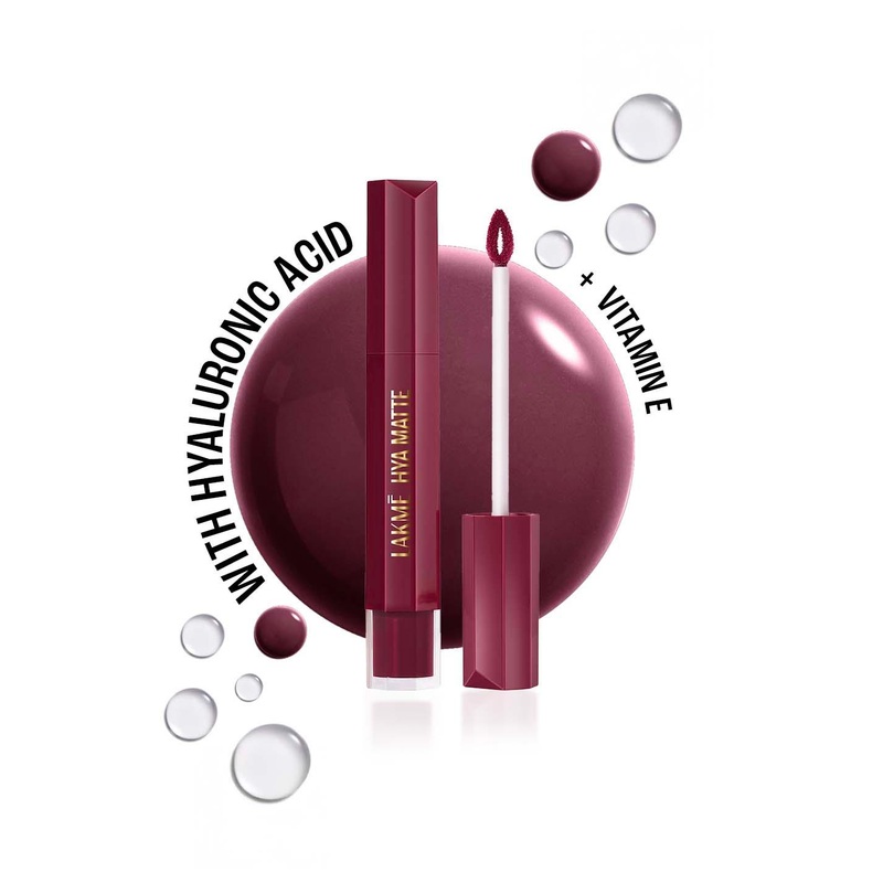 Lakme 9to5 Hya Matte Liquid Lipstick With Hyluronic Acid + Vit E 5.3ml – Meetup Mauve H09