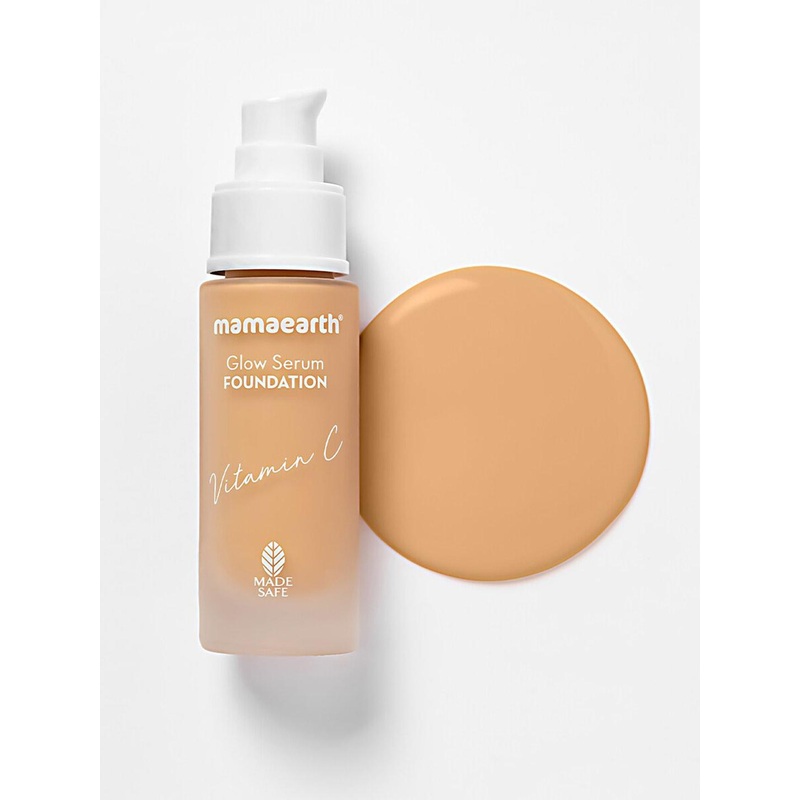 Mamaearth Glow Serum Foundation with Vit.C & Turmeric for 12-Hour Stay 30ml- Beige Glow 05