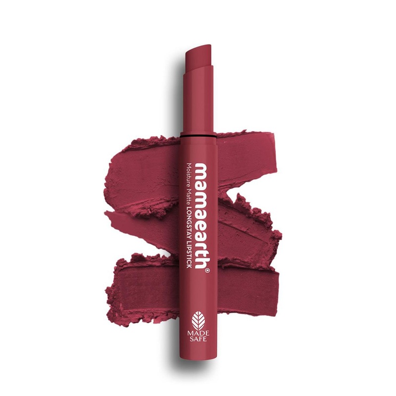 Mamaearth Women Moisture Matte Long Stay Lipstick With Vitamin E – Spiced Petal 19