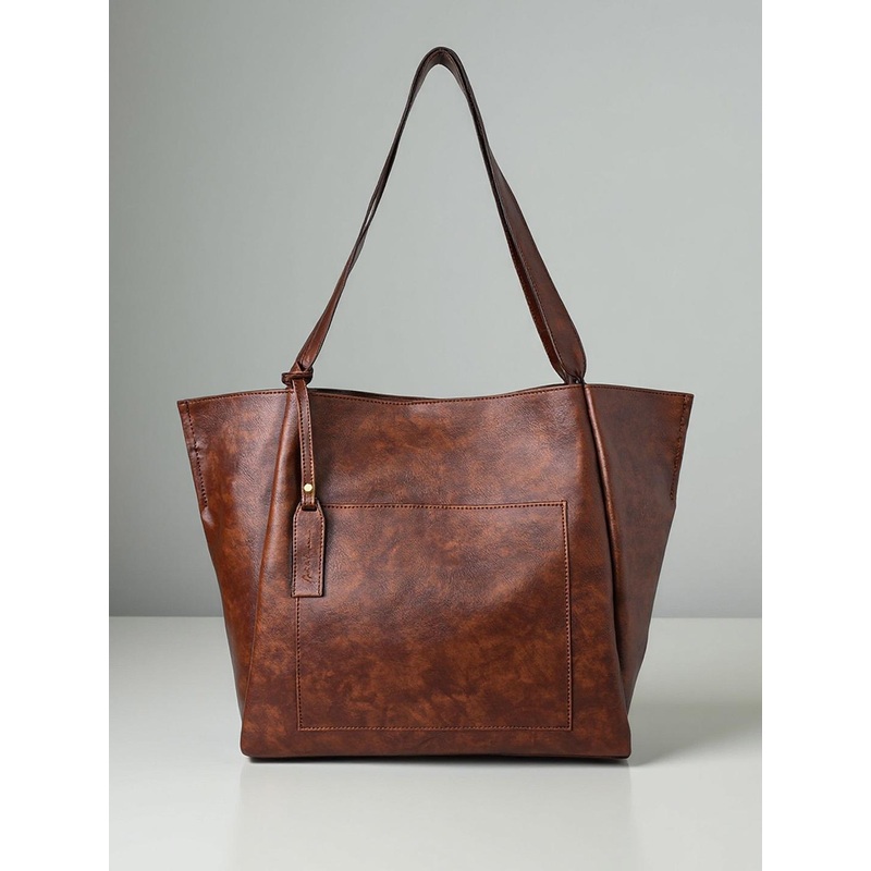Mast & Harbour Women Solid Shopper Shoulder Bag