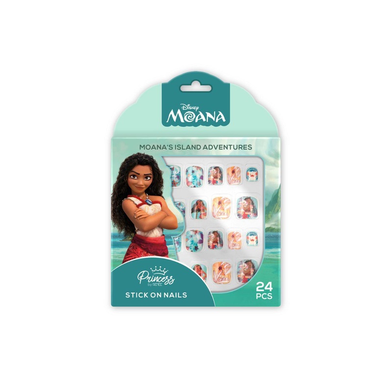 Renee Set Of 24 Disney Moana’s Island Adventures Stick On Nails