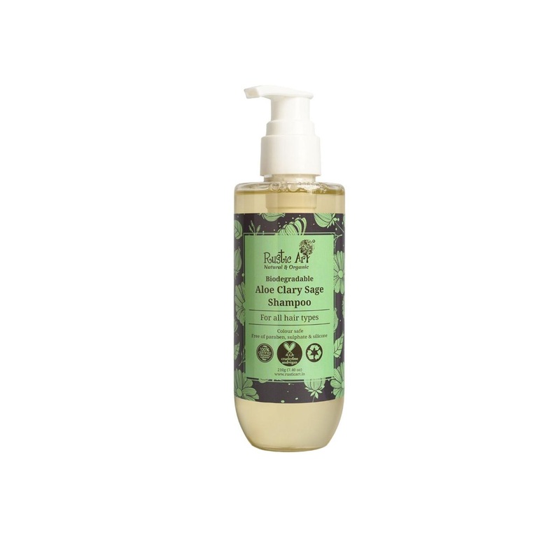 Rustic Art Aloe Clary Sage Shampoo – 210g