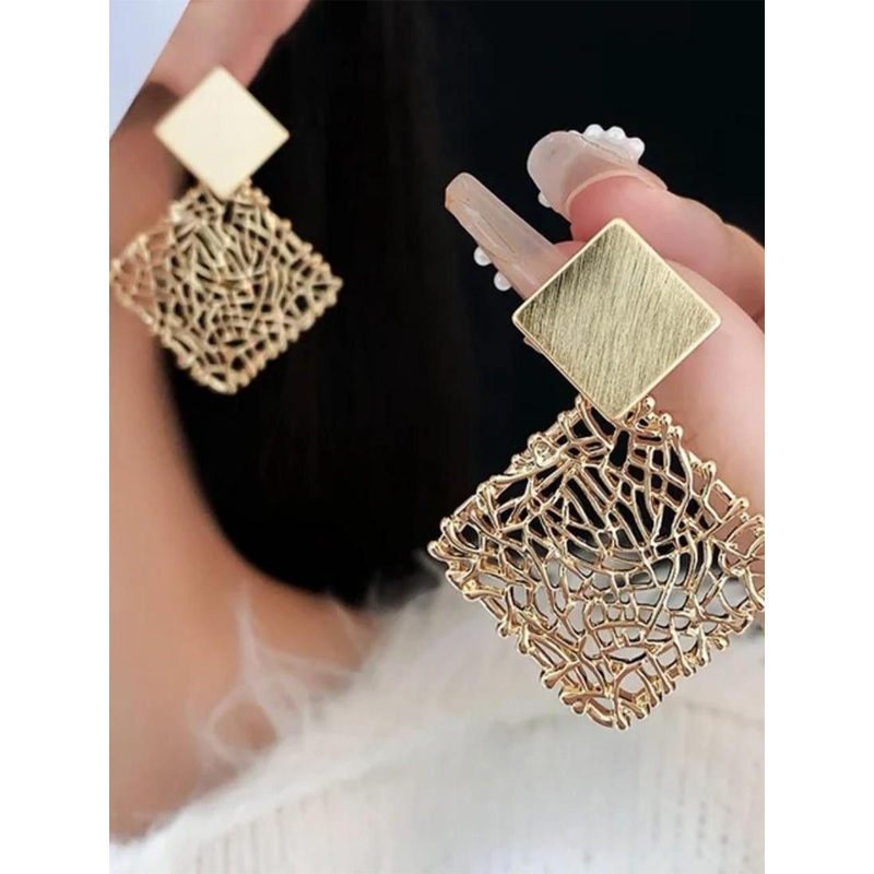 SZN Korean Contemporary Drop Earrings