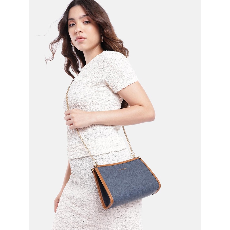 Van Heusen Melange Effect Print Sling Bag