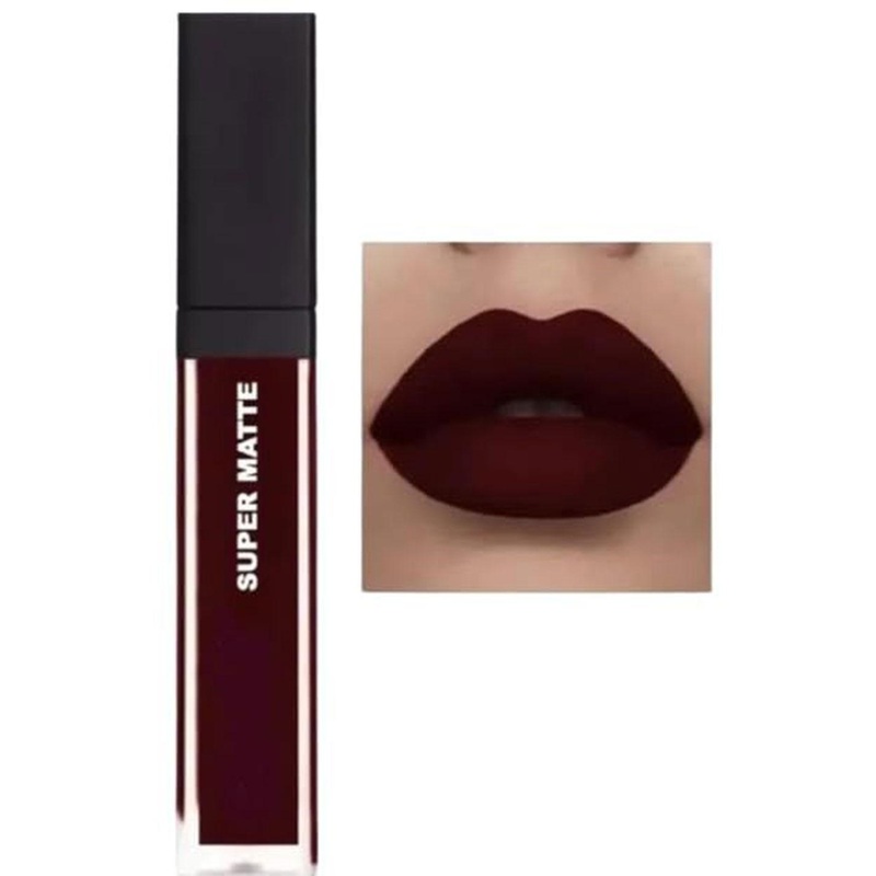 VBA Super Matte Waterproof Liquid Lipstick – 9 ml – Maroon