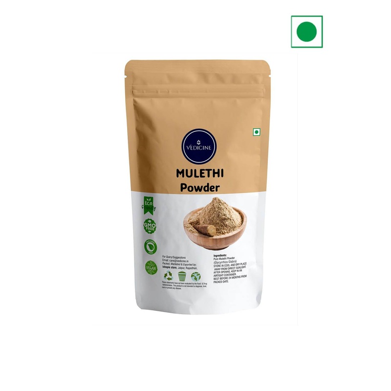 VEDICINE Pure Mulethi Powder Face Pack 100 g