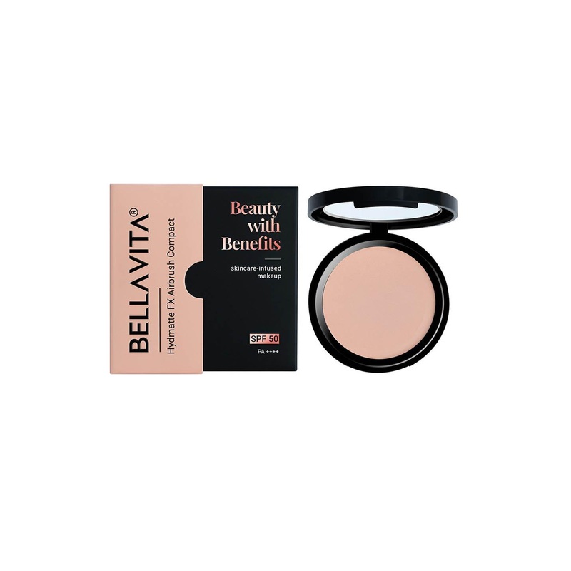 Bella Vita Organic Hydmatte FX Airbrush Compact With Vitamin E – 10 gm – Soft Sand – 04