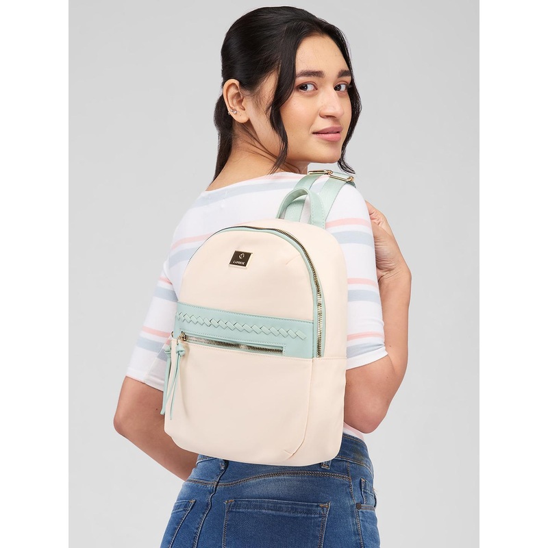 DressBerry X CAPRESE Carson Women White Medium Backpack