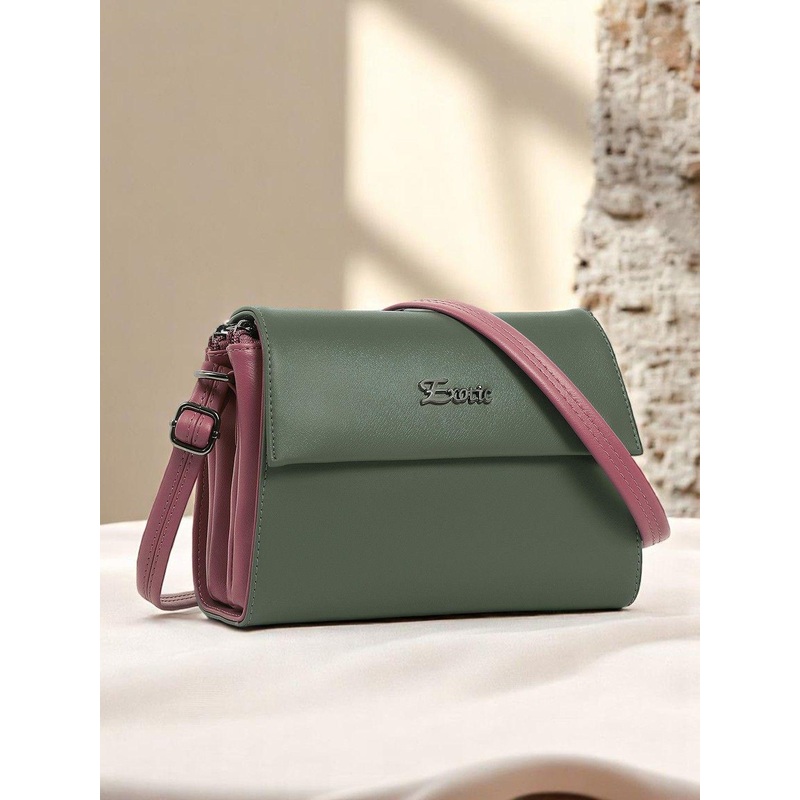 Exotic Women Colourblocked Structured Sling Bag