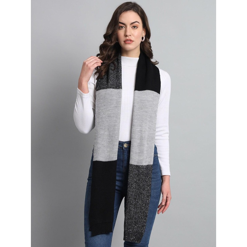 HANDICRAFT PALACE Colourblocked Woollen Scarf