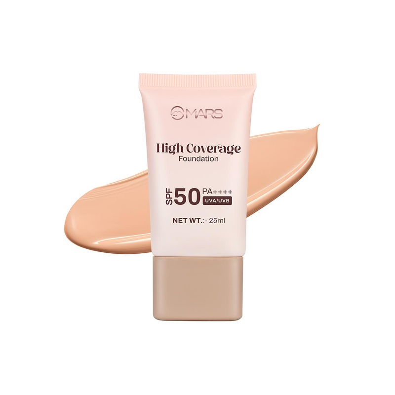 MARS High Coverage SPF50 PA++++ Liquid Foundation 25ml – Sandstone 05