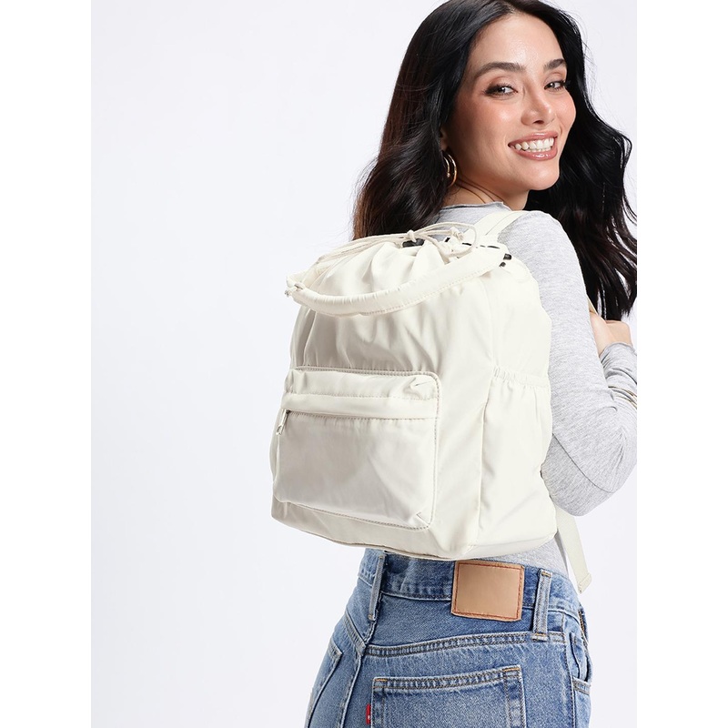 Mast & Harbour Women Backpack with External Zip Pocket