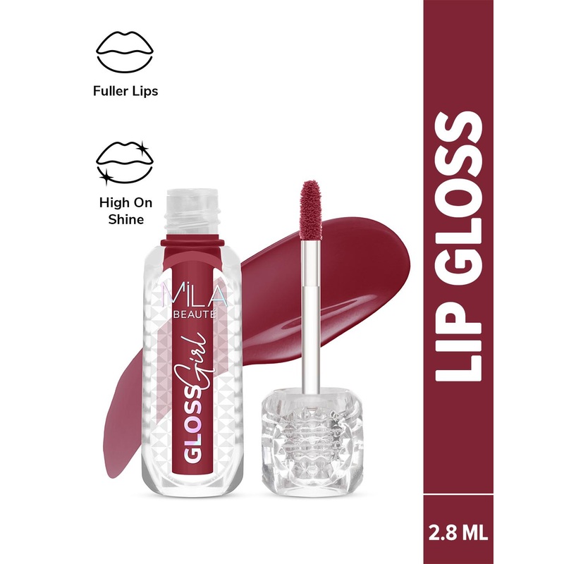 MILA BEAUTE Gloss Girl Lightweight & Non-Sticky Formula Lipstick- 2.3 ml- So Me