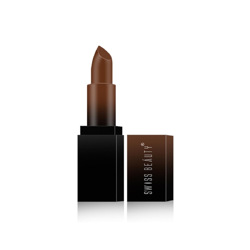 SWISS BEAUTY HD Matte Lipstick – 18 Coffee