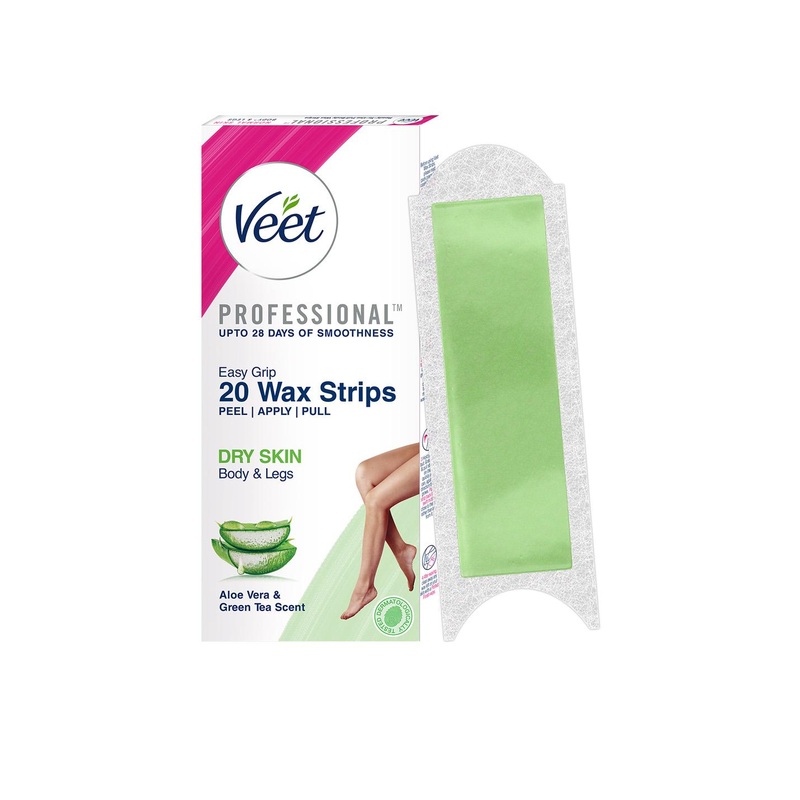 Veet Professional Waxing Strips for Dry Skin – 20 Strips