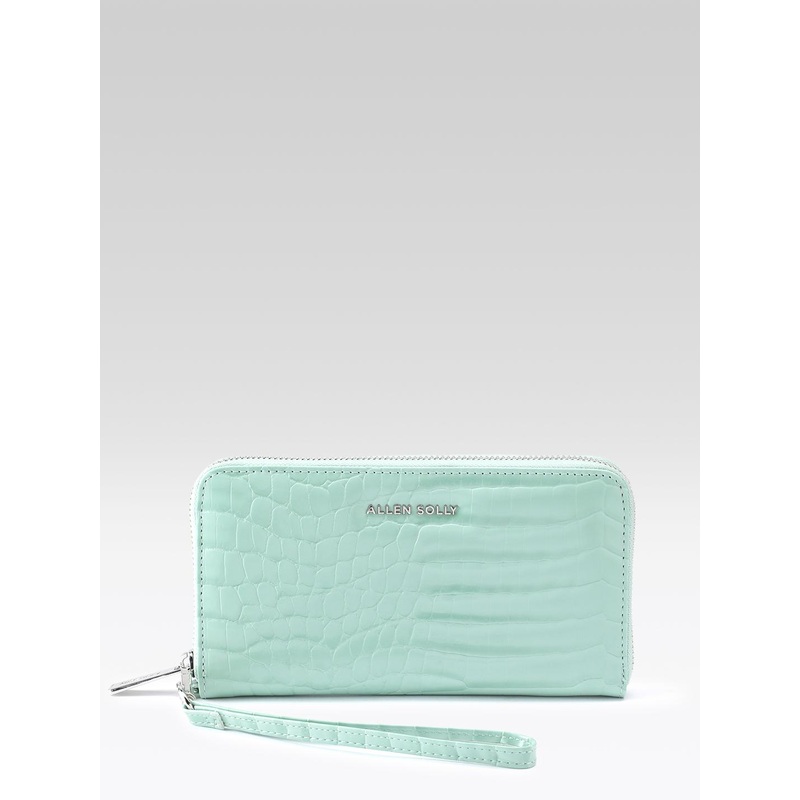 Allen Solly Women Croc-Textured Two Fold Wallet