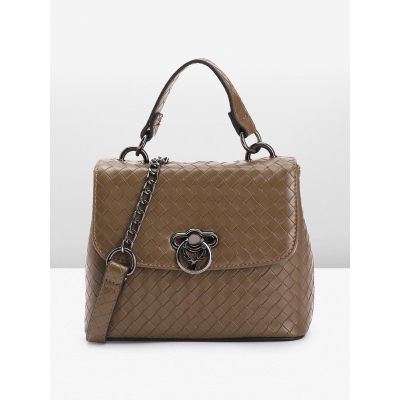 Allen Solly Women Textured Satchel