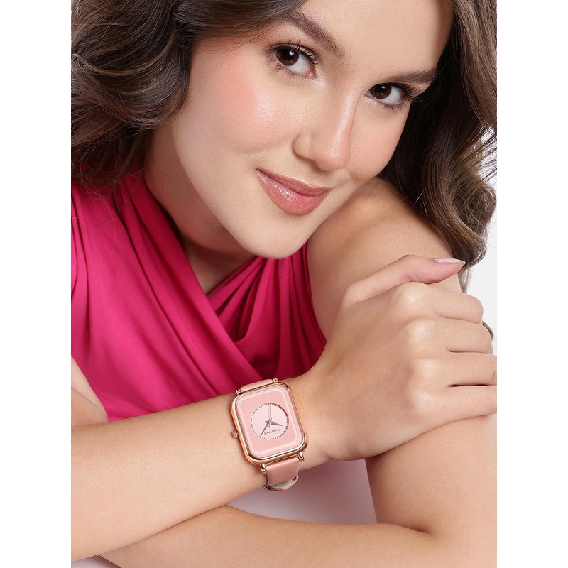 DressBerry Women Analogue Leather Straps Watch – HOBDB-001-PK