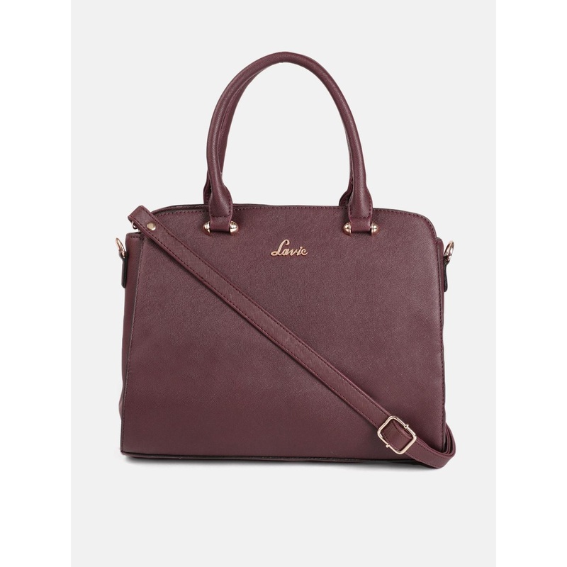 Lavie Maroon Solid Shoulder Bag