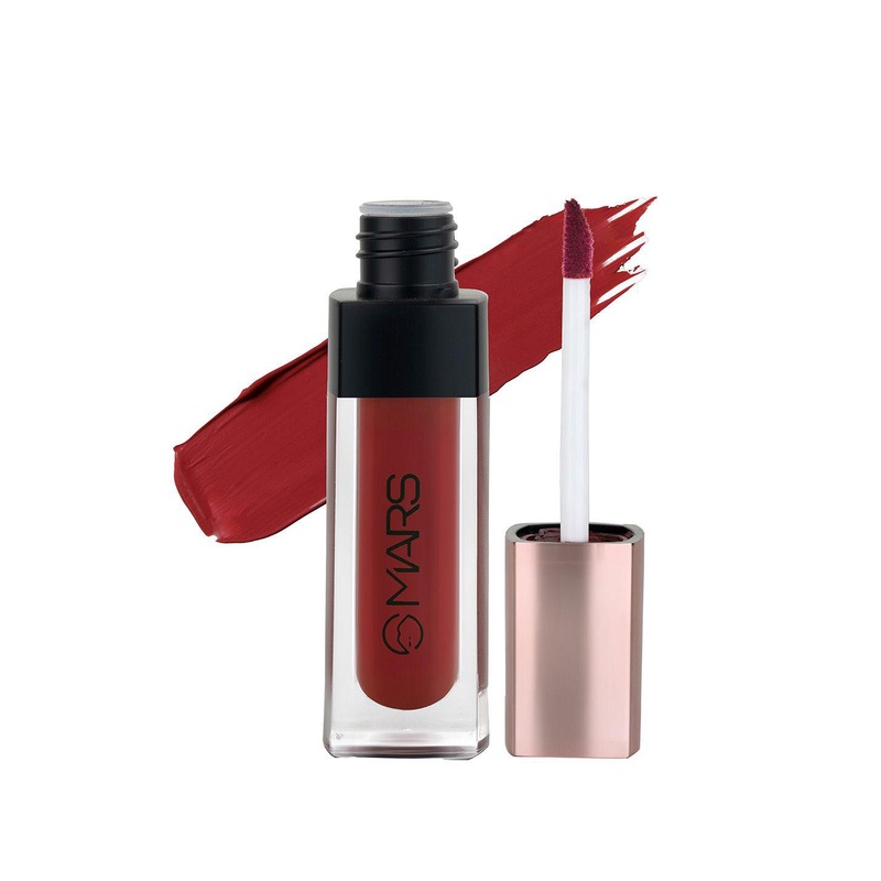 MARS Popstar Non Transfer Long Lasting Matte Liquid Lipstick -Muse-08- 6ml