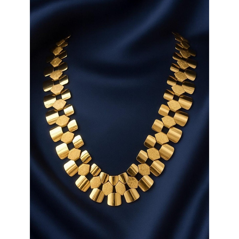 Nui Gold-Plated Korean Statement Necklace