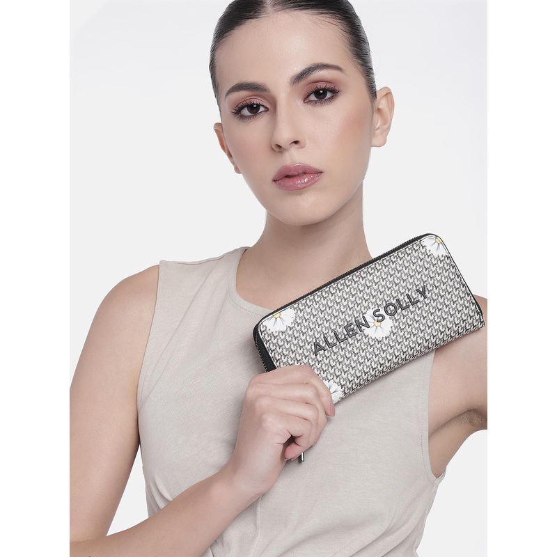 Allen Solly Women Floral Printed Zip Around Wallet