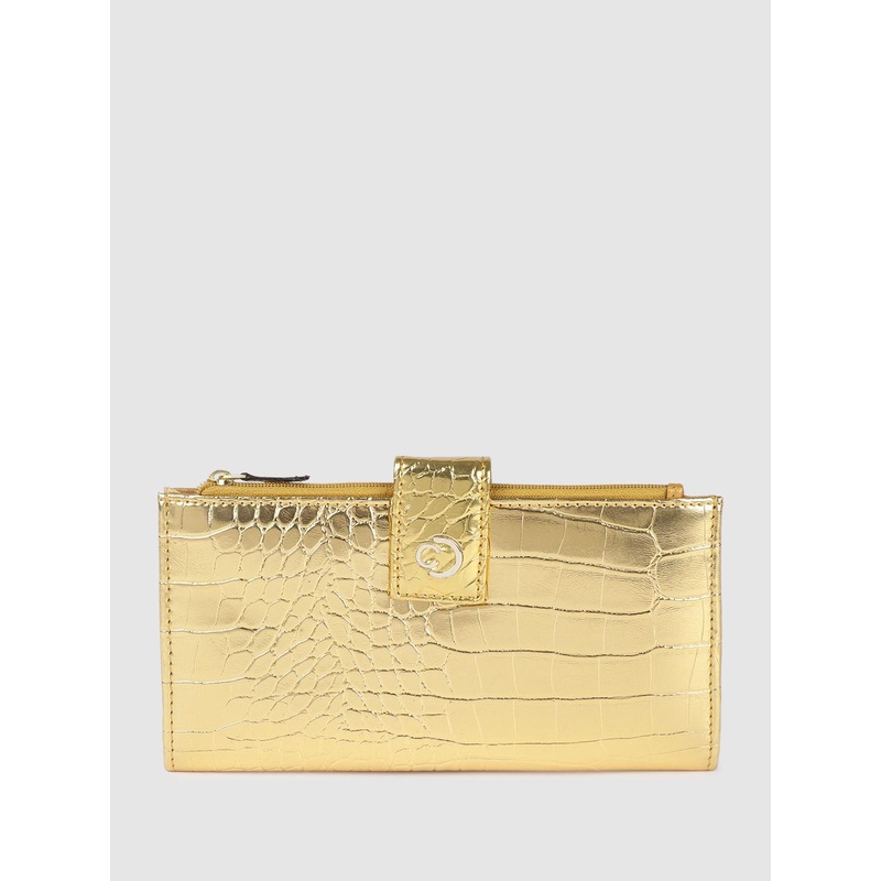 Caprese Kristy Women Gold Medium Wallet