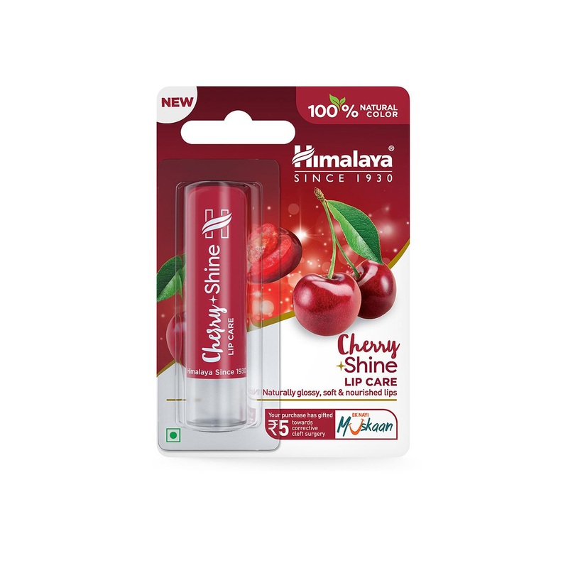 Himalaya Lip Care For Glossy Soft & Nourished Lips 4.5 g – Cherry Shine