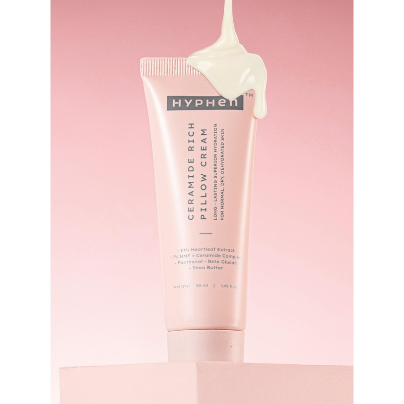Hyphen Ceramide Rich Pillow Cream With 10% Heartleaf Extract – 50 g