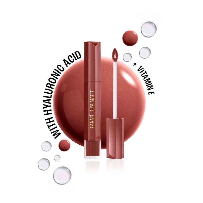 Lakme 9to5 Hya Matte Liquid Lipstick With Hyluronic Acid + Vit E 5.3ml –  Vacation Nude H01